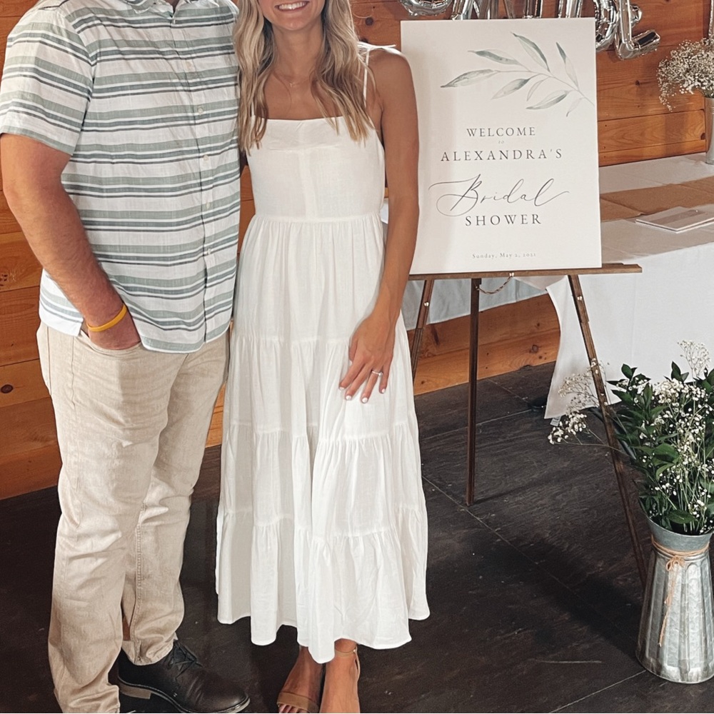 White MIDI Dress